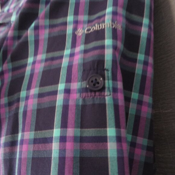 ❤️Womens COLUMBIA Omni Shade Protection Shirt Sz M Long to Short Sleeve - Picture 9 of 10